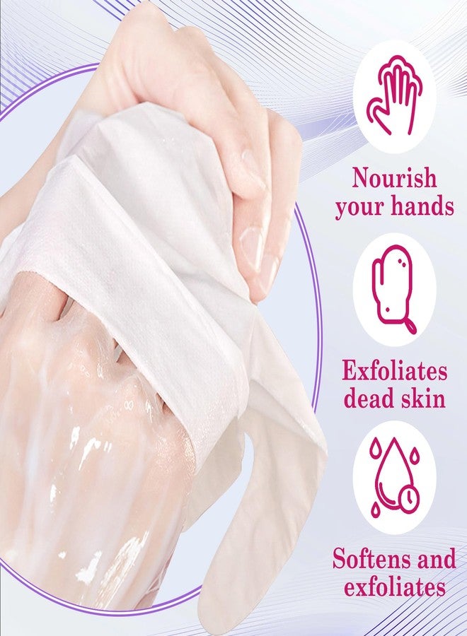 LZYLLS 6 Pairs Hand Masks Moisturizing Gloves, Hydrating Hand Mask Moisturizer Gloves Care for Dry Cracked Hands, Smooth Long Lasting Soft Firming Hand Mask Gift Set for Men Women（P - Image 4